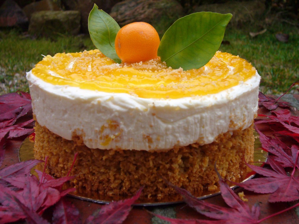 Haferflocken Orangen Käse Sahne Torte